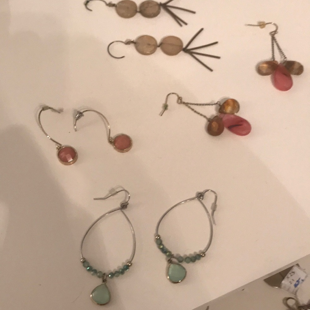 Anthropologie, world market, target earring bundle